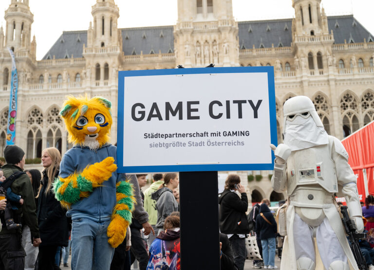 Cosplayer auf der GAME CITY im Rathaus