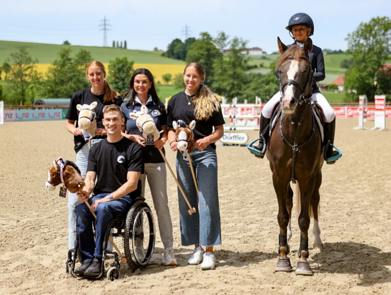 Das Sportlerteam mit Sonja Klima, Vorgeschmack auf die Longines Global Champions Tour Vienna 2026