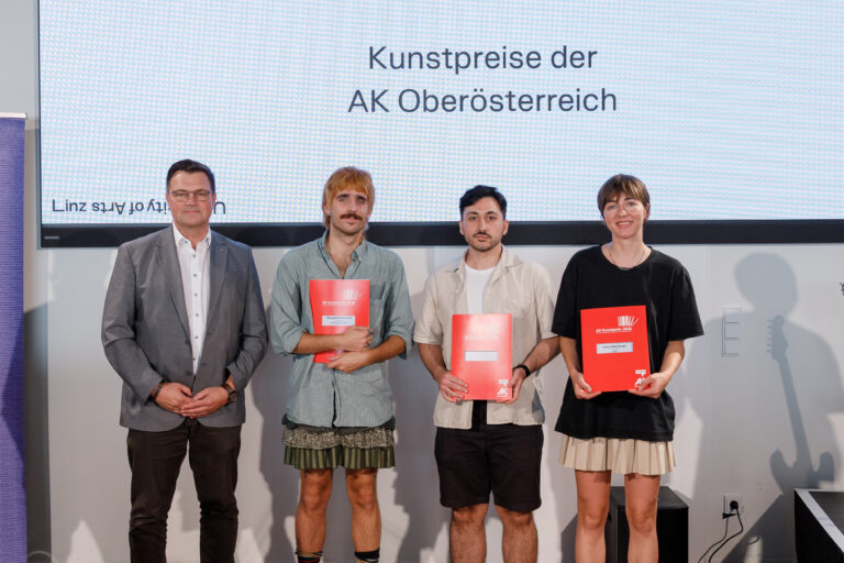 Drei herausragende Kunstschaffende für ihre Beiträge zu Arbeitswelten ausgezeichnet, AK-Kunstpreis
