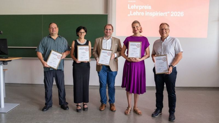 Gewinner:innen des Lehre inspiriert Preises